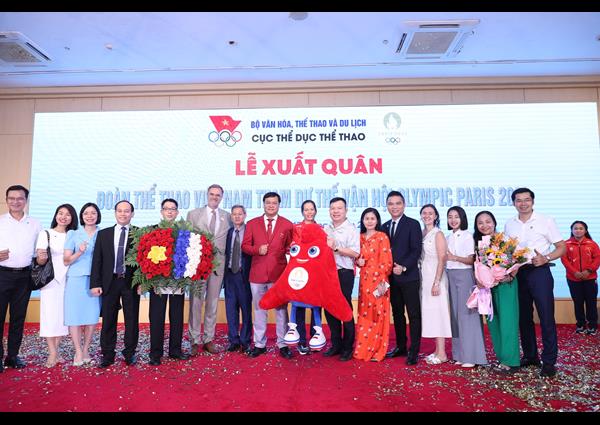Herbalife đồng hành tổ chức lễ xuất quân Đoàn Thể thao Việt Nam tham dự Olympic Paris 2024