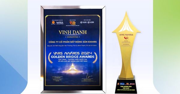 EximRS vinh dự nhận giải thưởng “Cầu Vàng” -VARS AWARD 2024