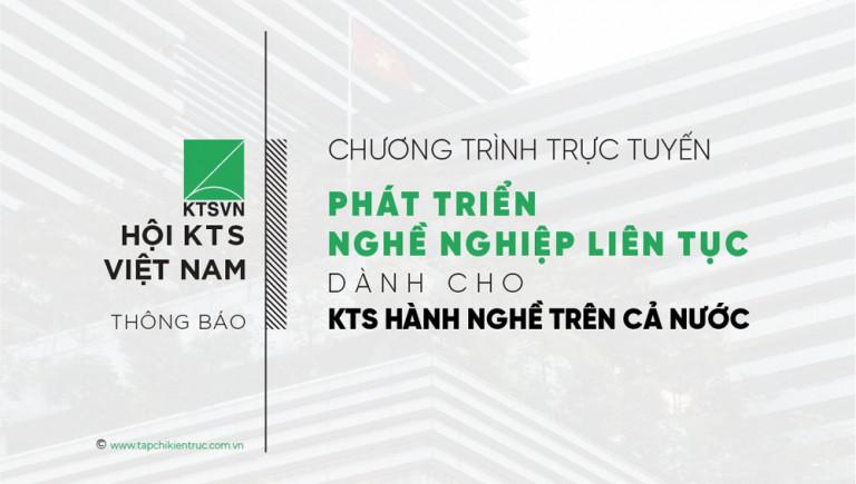 Chương trình đào tạo phát triển nghề nghiệp liên tục CPD số 4-2024: “Vật lý kiến trúc và các vấn đề an sinh xã hội trong kiến trúc”