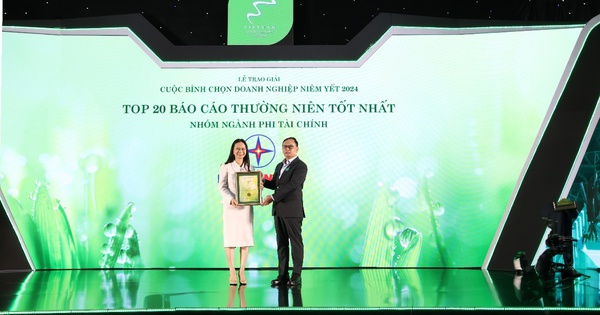 Top20 Báo cáo thường niên tốt nhất Nhóm ngành phi tài chính 2024