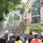 Cháy nhà liền kề ở Hà Nội, hai người tử vong