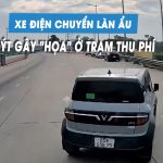 Suýt ‘gặp họa’ vì ô tô con chạy ẩu, tạt đầu xe khác tại trạm thu phí